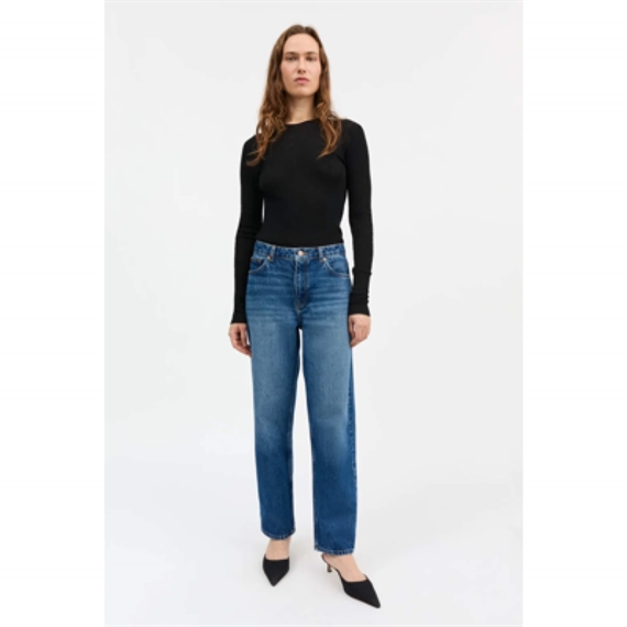 Skall Studio Allison Cropped Jeans, Vintage washed blue
